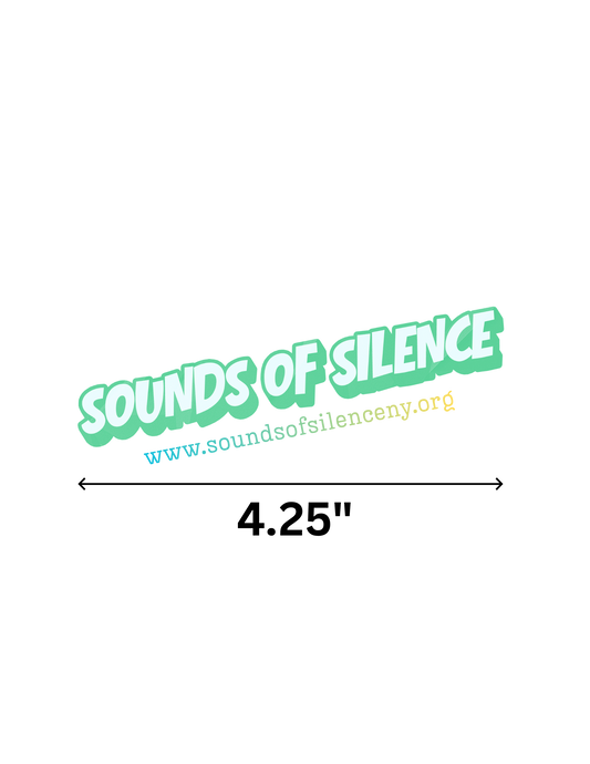 2026 Sounds of Silence Sticker