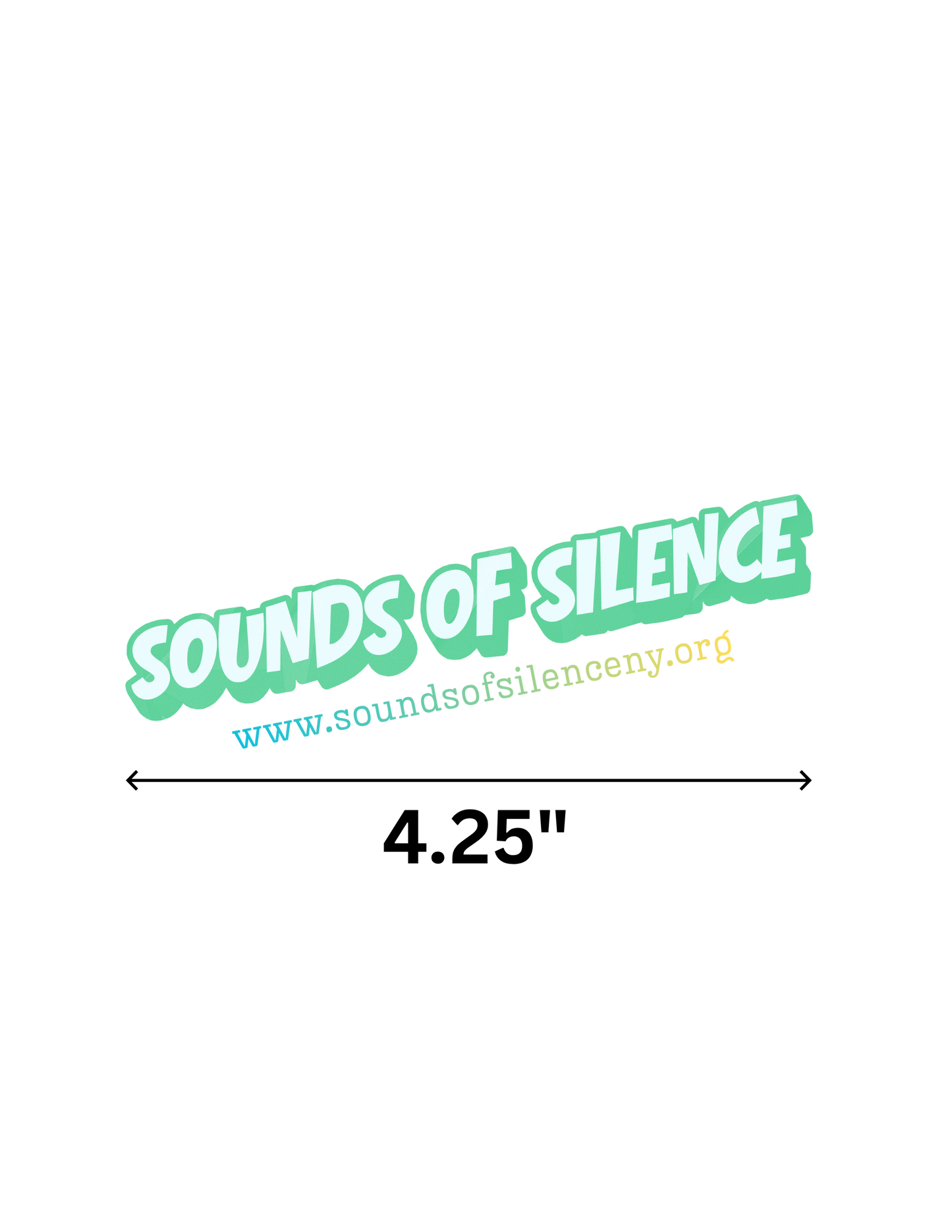 2026 Sounds of Silence Sticker