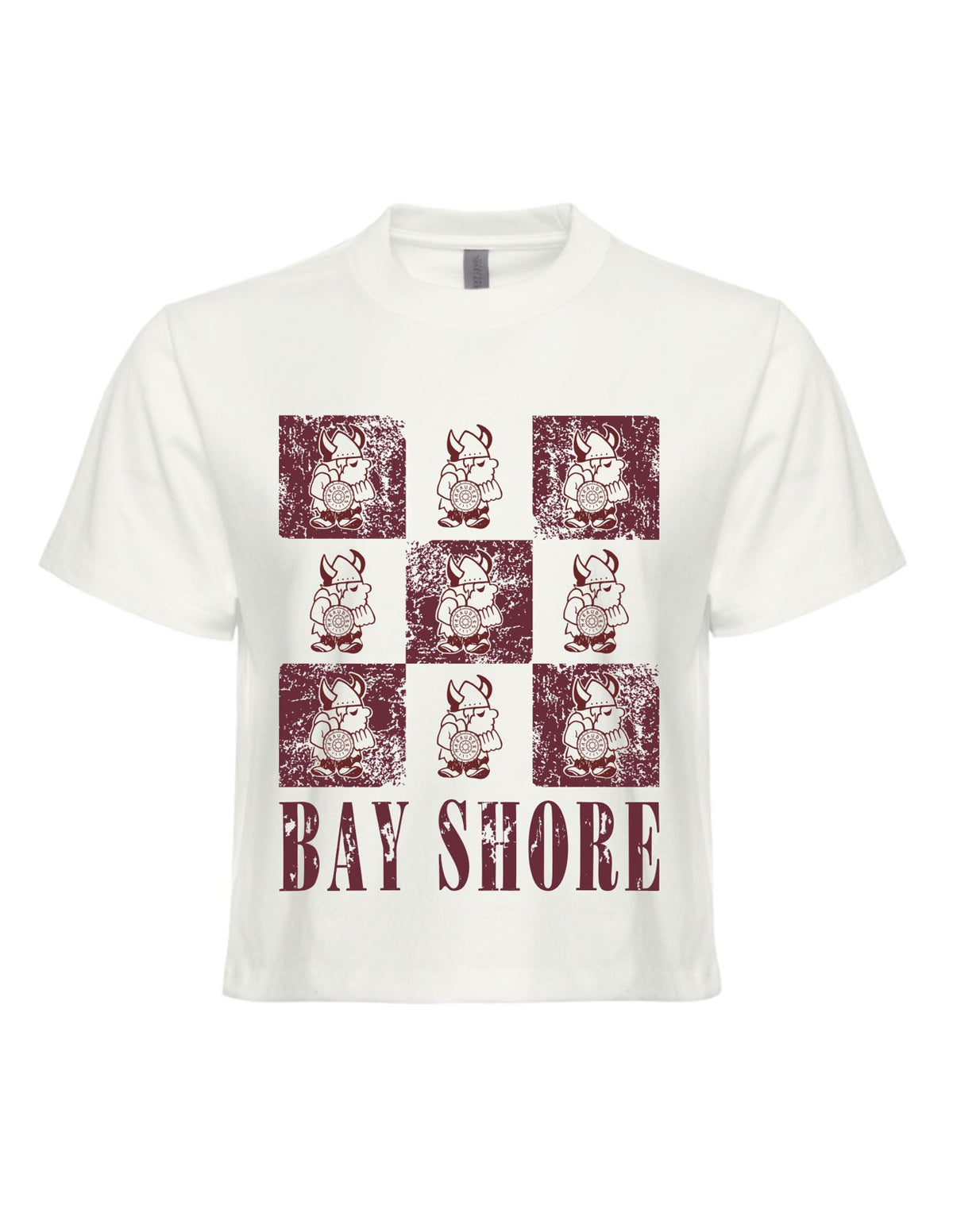 The Crop Checker Board Tee