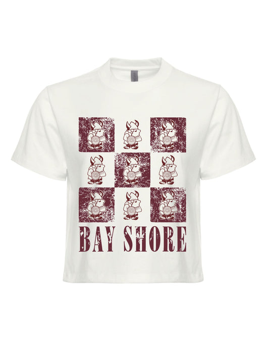 The Crop Checker Board Tee